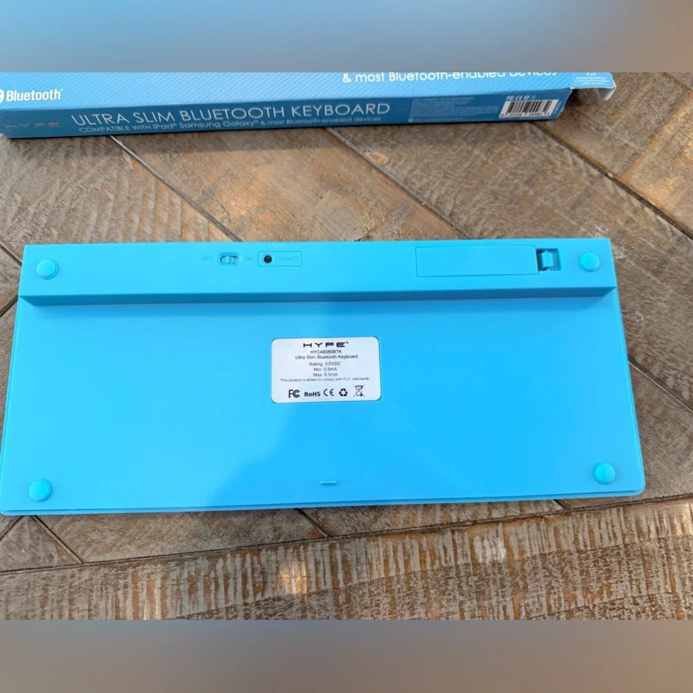 Hype Bluetooth Keyboard - Vibrant Blue